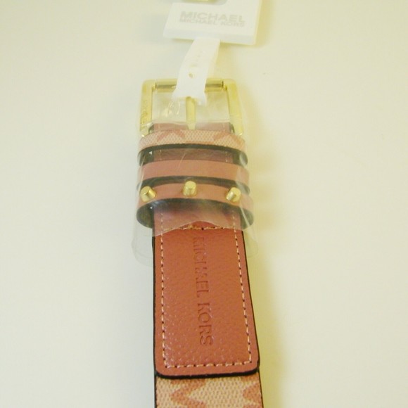 Michael Kors  Women\'s Signature Logo Belt pink M main image 5
